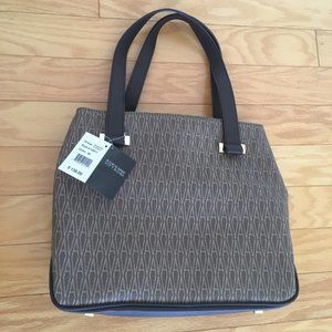 Adrienne Vittadini Brown Signature Tote